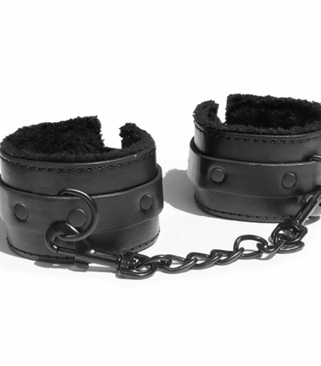 Kajdanki - S&M Shadow Fur Handcuffs