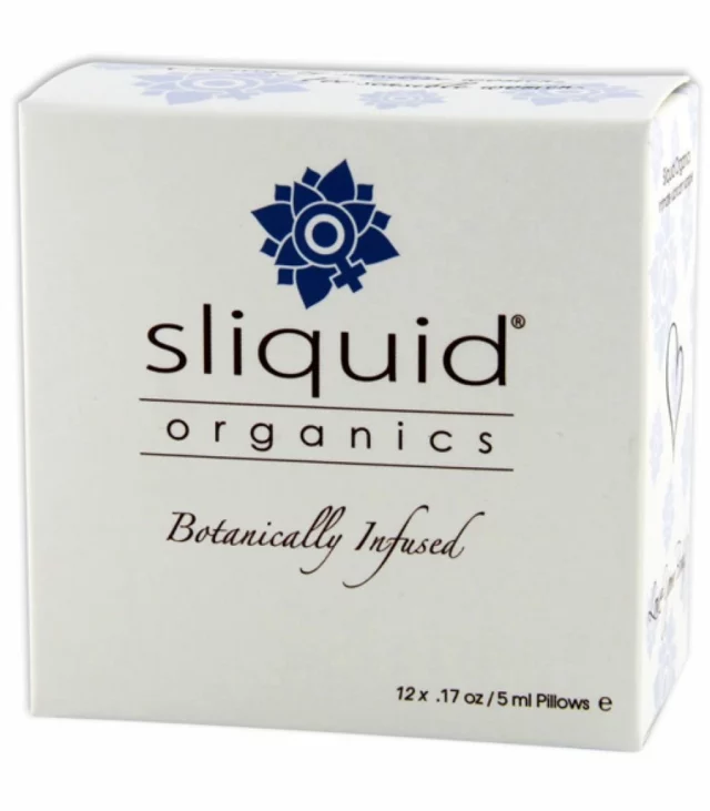 Zestaw lubrykantów w saszetkach - Sliquid Organics Lube Cube 60 ml