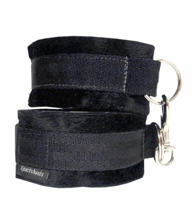 Kajdanki - Sportsheets Soft Cuffs Black