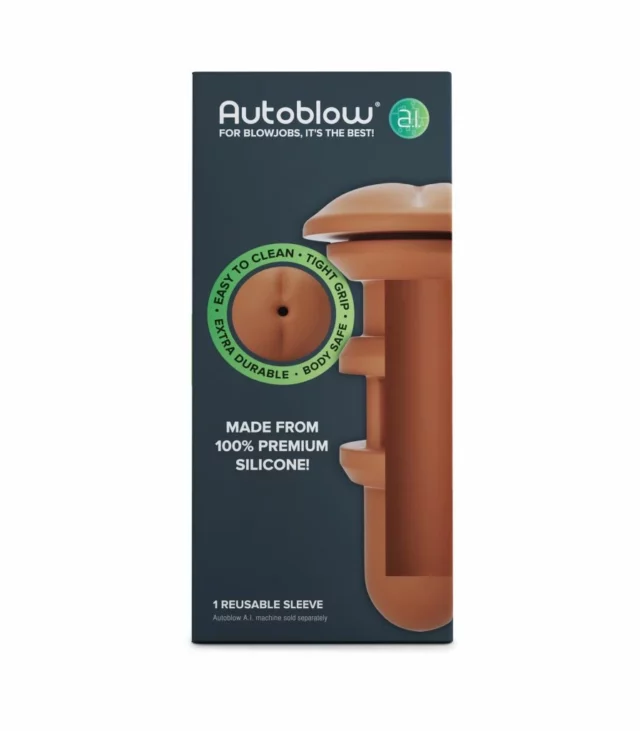 Wkładka do masturbatora - Autoblow A.I. Anus Sleeve Brown