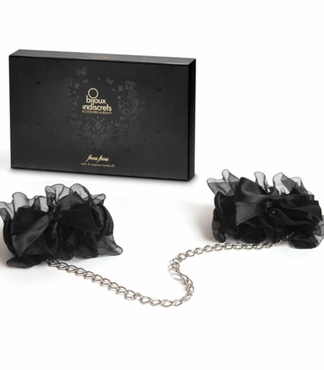 Kajdanki - Bijoux Indiscrets Frou Frou Organza Handcuffs