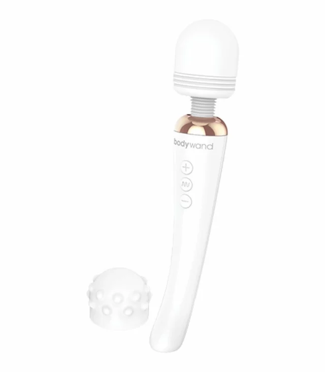 Masażer - Bodywand Curve Rechargeable Wand Massager White