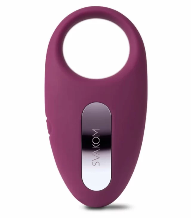 Pierścień erekcyjny wibrujący - Svakom Winni Vibrating Ring Violet