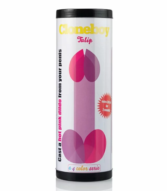 Zestaw do klonowania penisa - Cloneboy Dildo Tulip Hot Pink