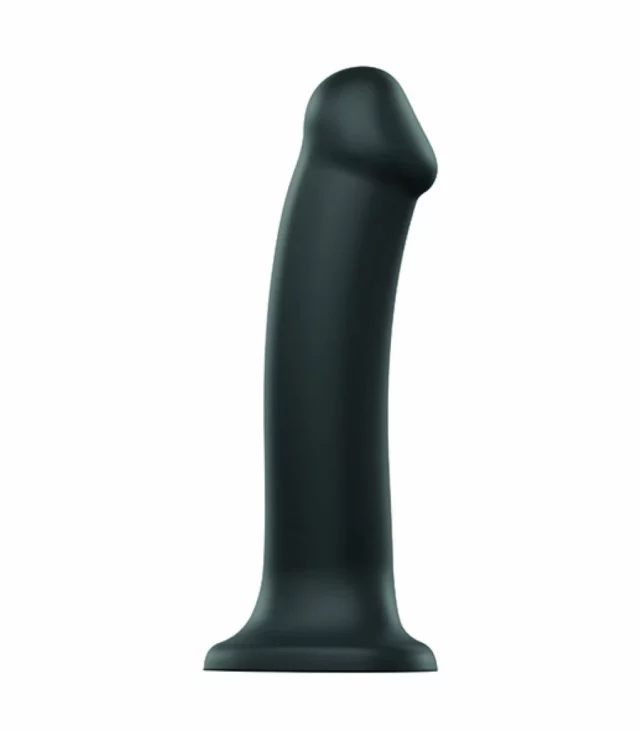 Dildo - Strap-On-Me Dual Density Bendable Dildo Black L