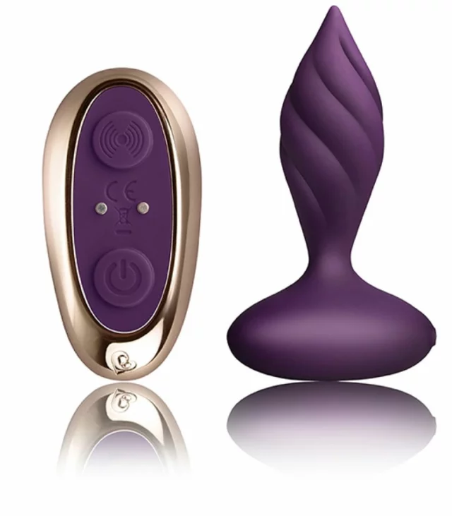 Plug analny wibrujący - Rocks-Off Petite Sensations Desire Purple