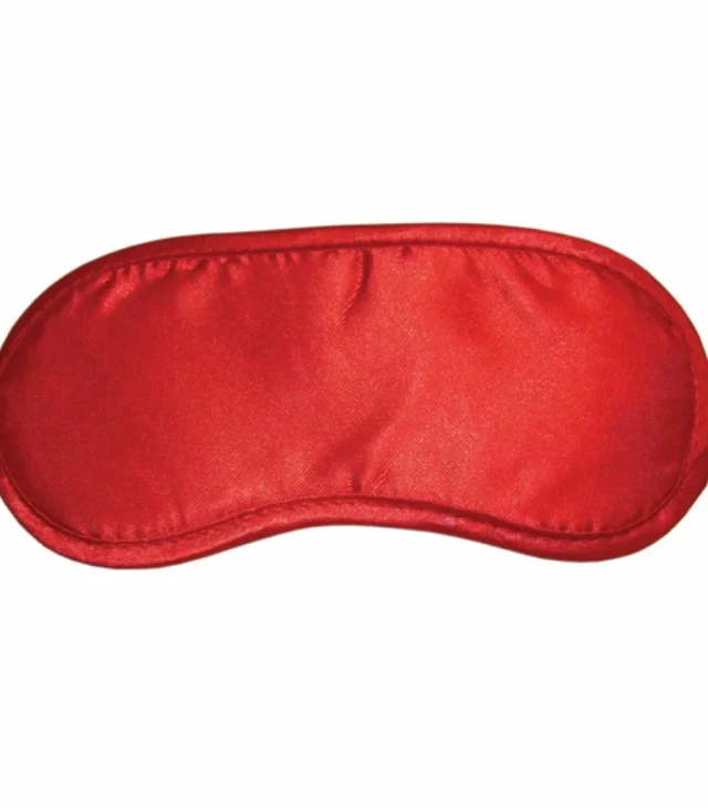 Maska na oczy - S&M Satin Blindfold Red