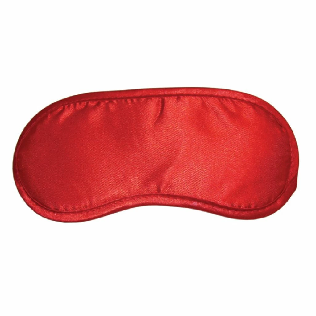 Maska na oczy - S&M Satin Blindfold Red