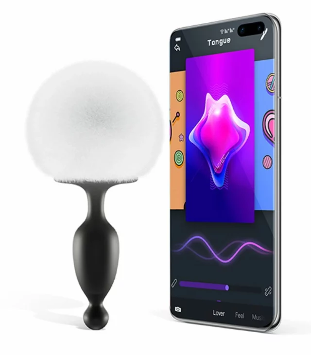 Zdalnie sterowany plug analny - Magic Motion Bunny Tail Anal Plug