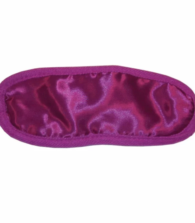 Maska na oczy - S&M Satin Blindfold Hot Pink