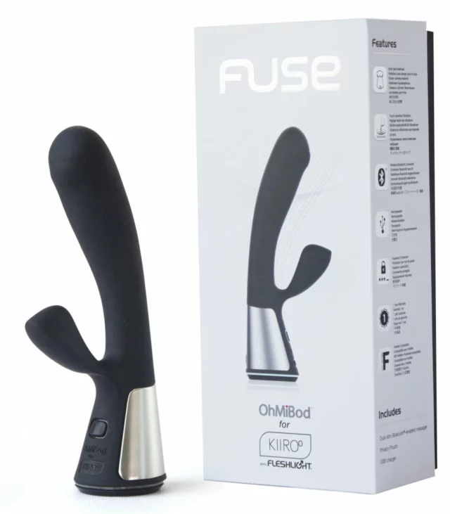 Wibrator do cyberseksu - Kiiroo OhMiBod Fuse Black