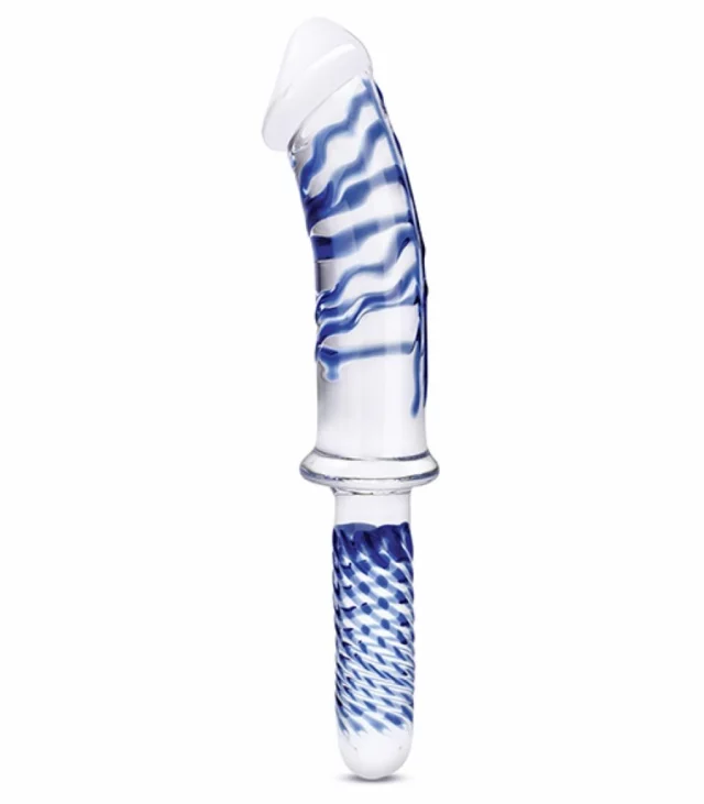 Szklane dildo - Glas Realistic Double Ended