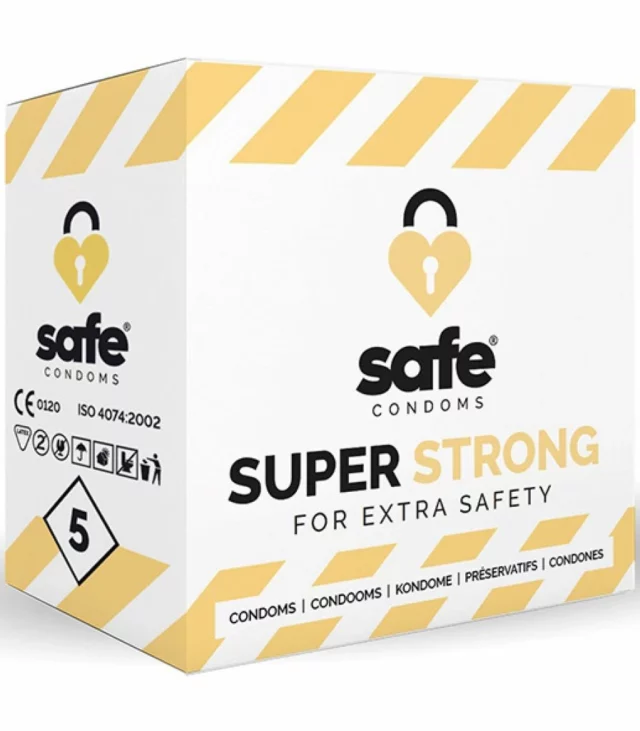 Prezerwatywy wzmocnione - Safe Super Strong 5 szt