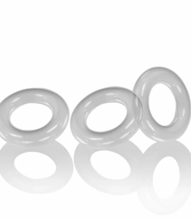 Trzypak pierścieni - Oxballs Willy Rings 3-pack Cockrings Clear