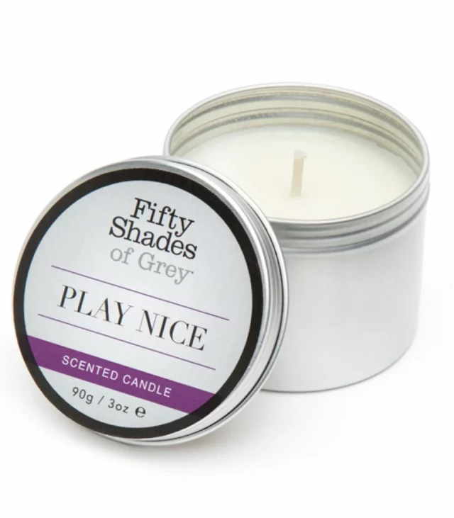 Świeca do masażu - Fifty Shades of Grey Play Nice Vanilla Candle 90g