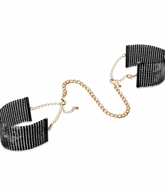 Kajdanki - Bijoux Indiscrets Desir Metallique Cuffs Black