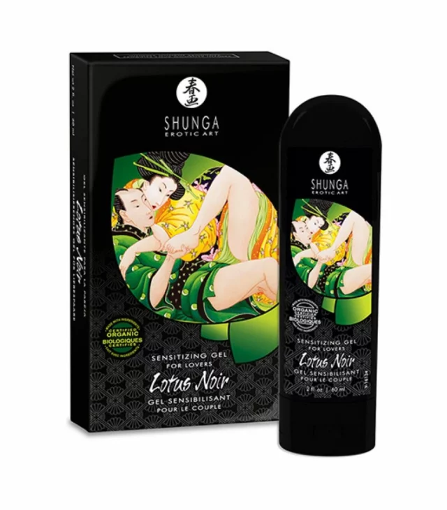 Żel stymulujący dla par - Shunga Lotus Noir 60 ml