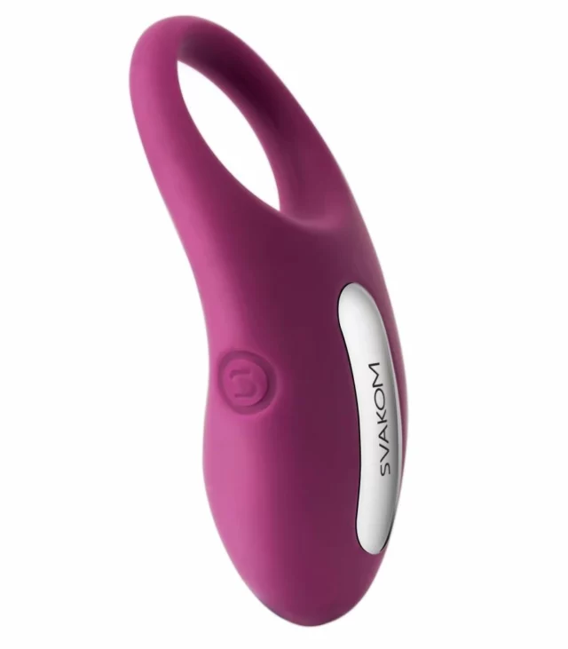 Pierścień erekcyjny wibrujący - Svakom Winni Vibrating Ring Violet