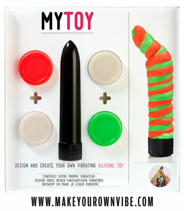 Zestaw do stworzenia wibratora - MyToy Vibrator Kit Orange & Green