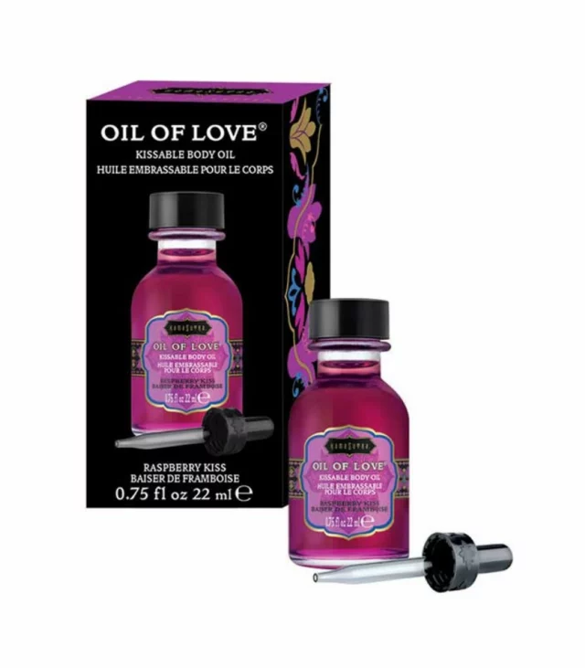 Olejek stymulujący - Kama Sutra Oil of Love Raspberry Kiss 22 ml