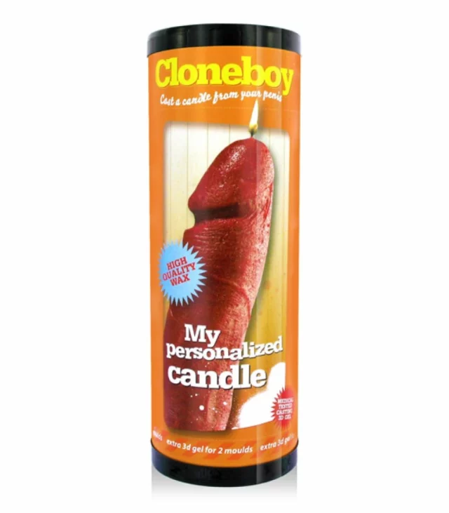 Zestaw do klonowania penisa świeca - Cloneboy Candle Red