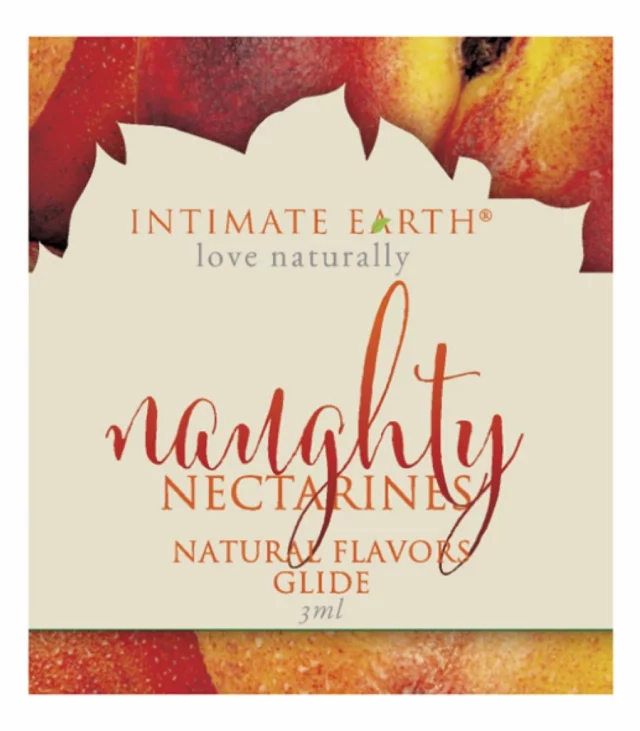 Lubrykant (saszetka) - Intimate Earth Natural Flavors Naughty Nectarines 3 ml