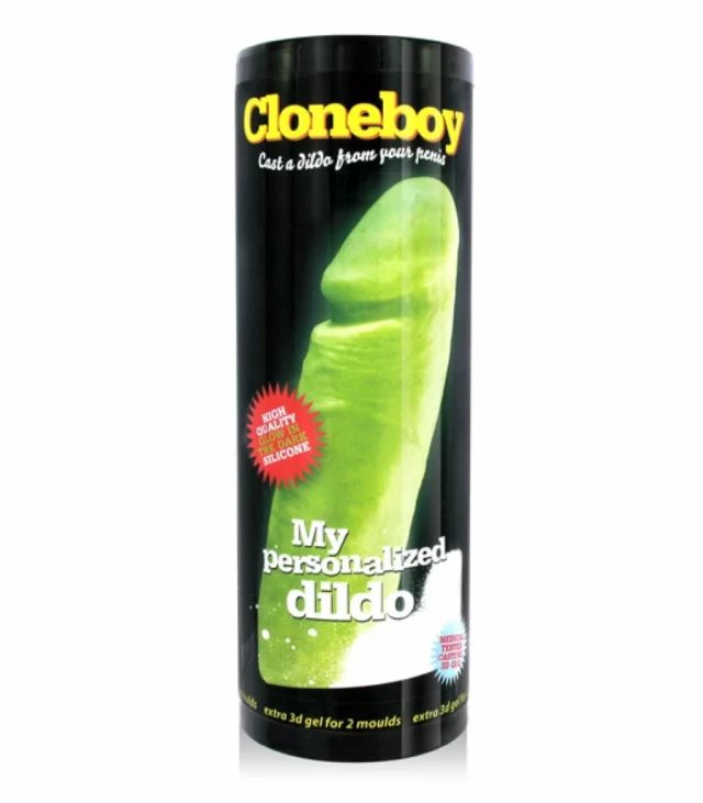 Zestaw do klonowania penisa fosforyzujący - Cloneboy Dildo Glow In The Dark