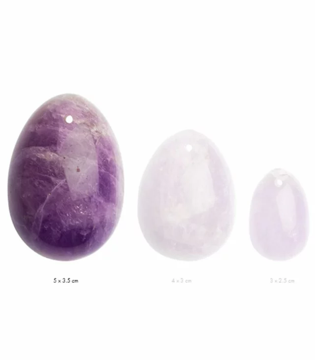 Kulka gejszy - La Gemmes Yoni Egg Pure Amethyst L