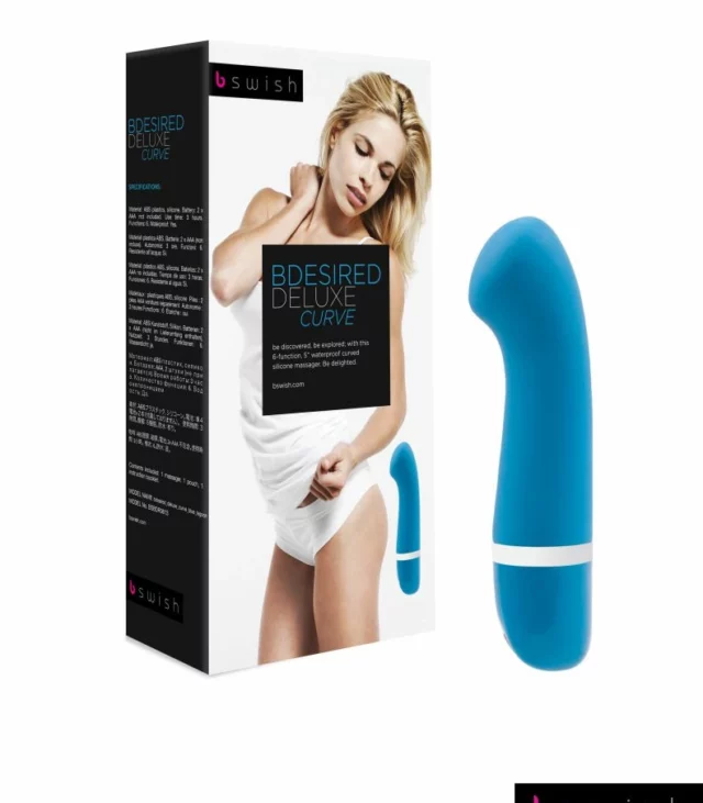 Wibrator - B Swish bdesired Deluxe Curve Blue Lagoon