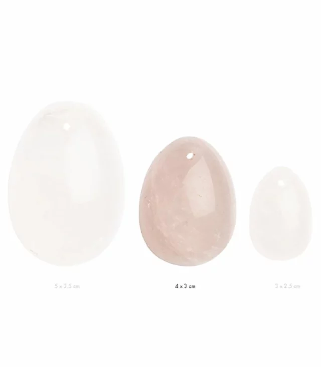 Kulka gejszy - La Gemmes Yoni Egg Rose Quartz M