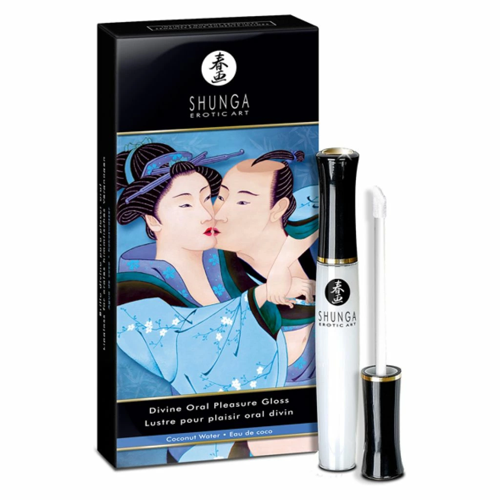 Żel do seksu oralnego - Shunga Divine Oral Pleasure Gloss Coconut Water 10 ml