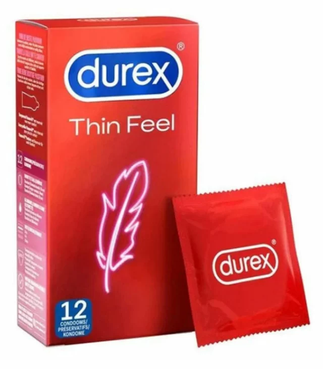Prezerwatywy cienkie - Durex Thin Feel 12 szt