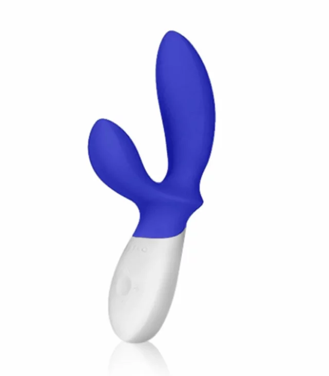 Wibrujący masażer prostaty - Lelo Loki Wave Federal Blue