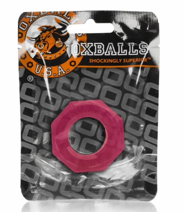 Pierścień erekcyjny - Oxballs Humpballs Cockring Hot Pink