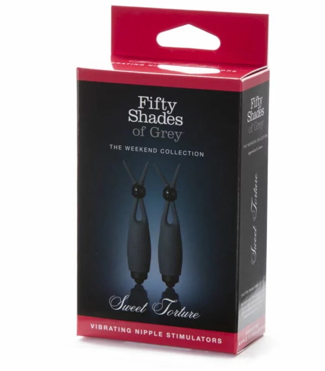 Wibrujące zaciski na sutki - Fifty Shades of Grey Sweet Torture