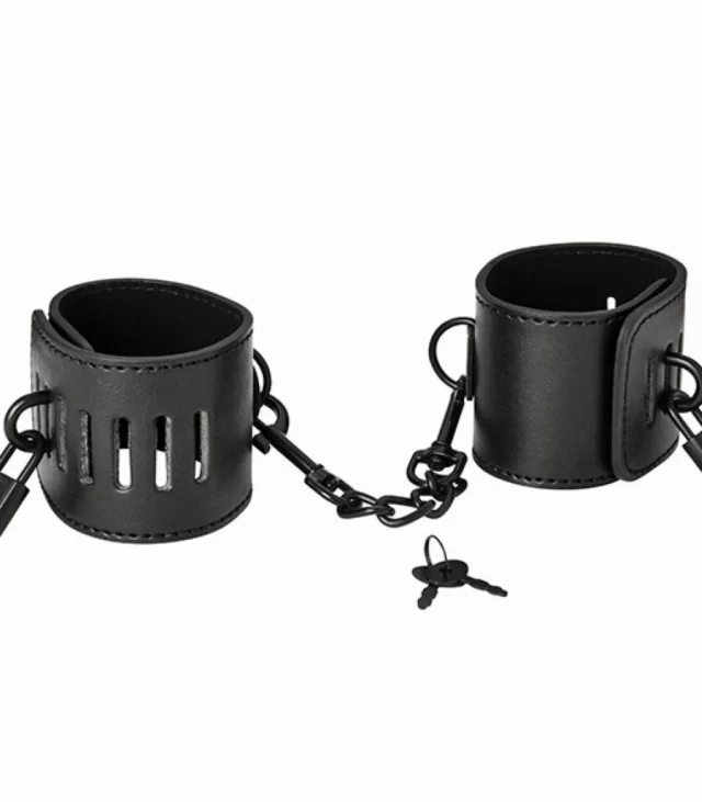 Kajdanki - S&M Shadow Locking Cuffs