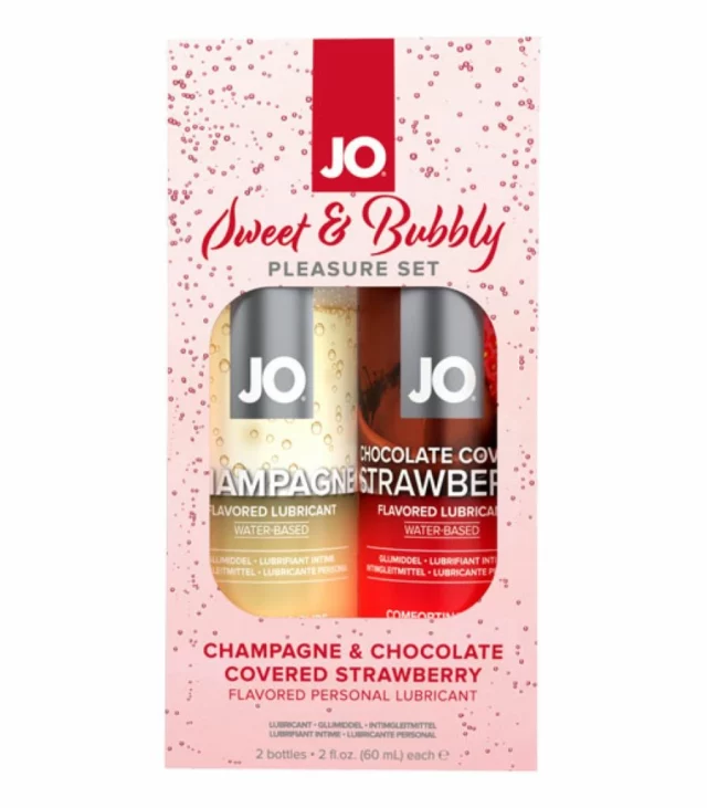 Zestaw lubrykantów - System JO Sweet & Bubbly Set 2 x 60 ml