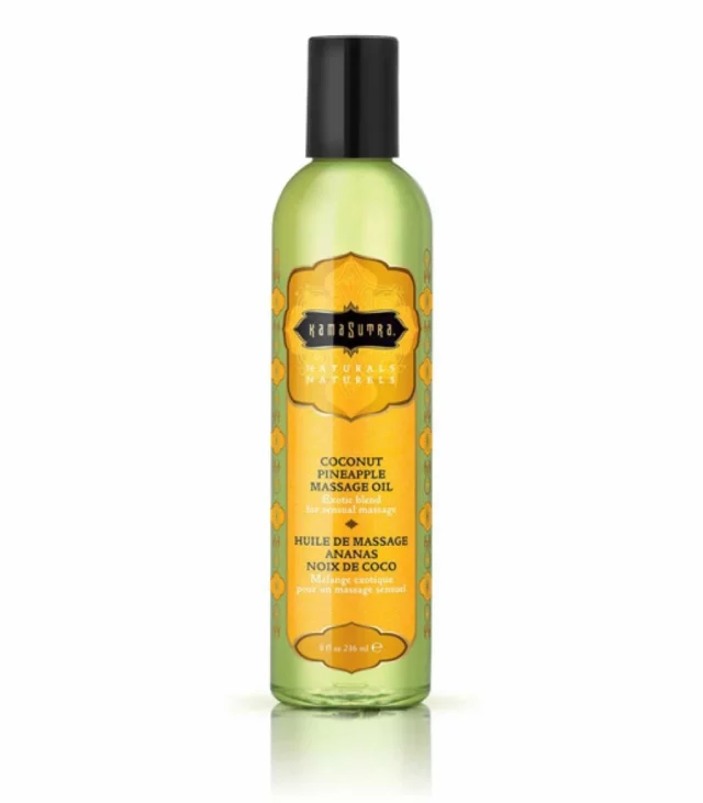 Olejek do masażu - Kama Sutra Naturals Massage Oil Coconut Pineapple 236 ml