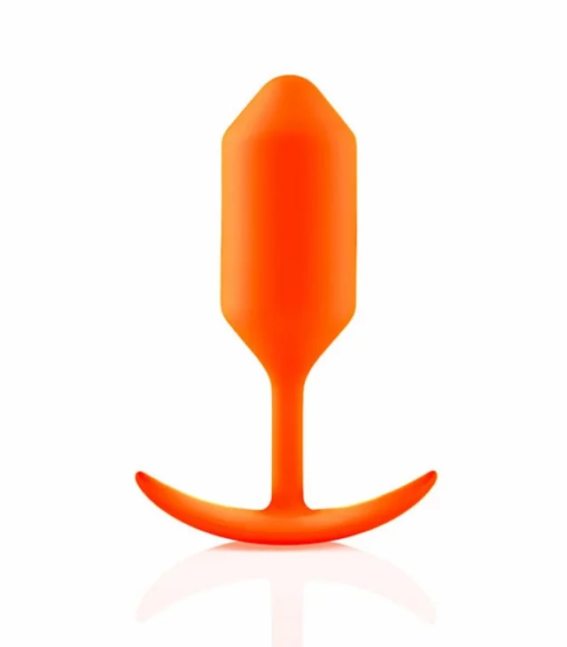 Plug analny - B-Vibe Snug Plug 3 Orange