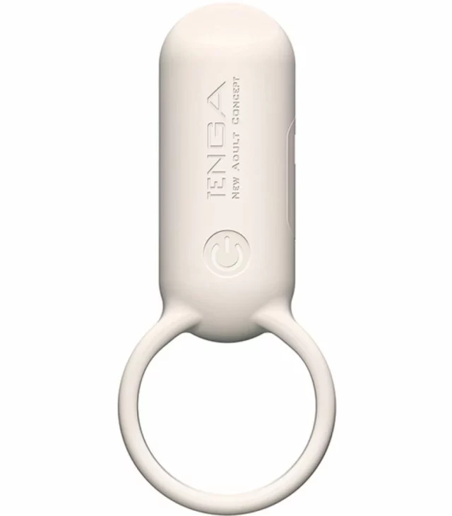 Pierścień wibrujący - Tenga SVR Smart Vibe Ring Sand Beige