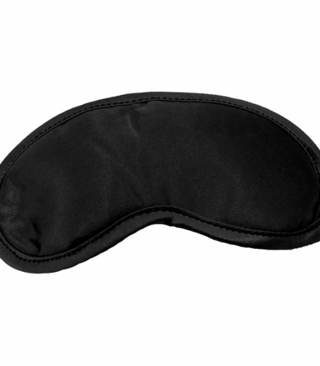 Maska na oczy - S&M Satin Blindfold Black