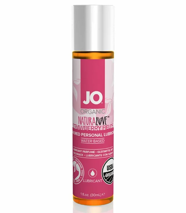 Lubrykant organiczny - System JO Organic NaturaLove Strawberry 30 ml