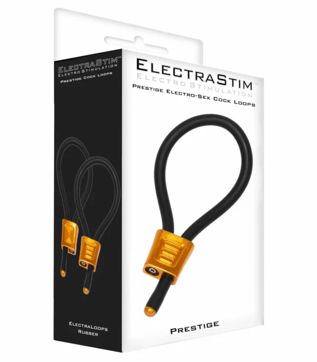 Pętle na penisa - ElectraStim Prestige ElectraLoops Gold (2 szt)