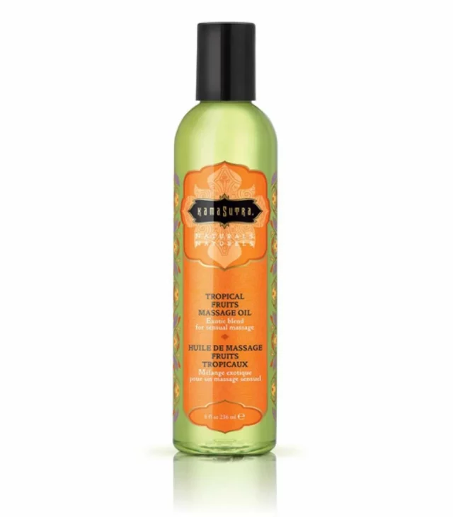 Olejek do masażu - Kama Sutra Naturals Massage Oil Tropical Fruits 236 ml