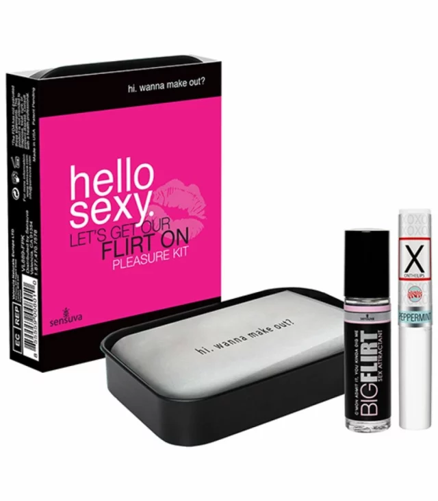 Feromony i balsam stymulujący - Sensuva Hello Sexy Pleasure Kit