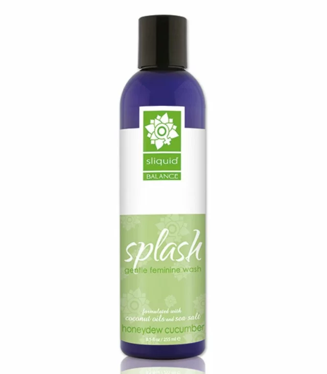 Płyn do higieny intymnej - Sliquid Balance Splash Honeydew Cucumber 255 ml