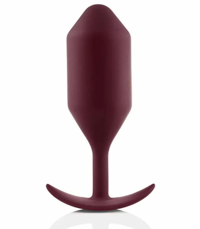 Plug analny - B-Vibe Snug Plug 5 Dark Red