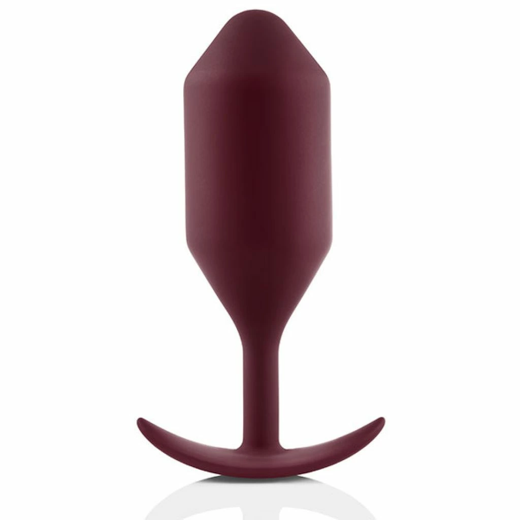 Plug analny - B-Vibe Snug Plug 5 Dark Red