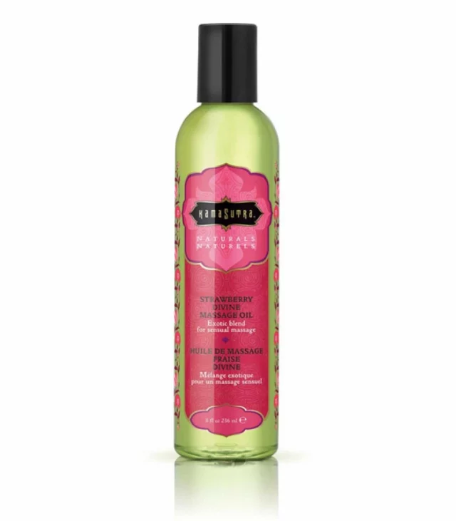 Olejek do masażu - Kama Sutra Naturals Massage Oil Strawberry 236 ml