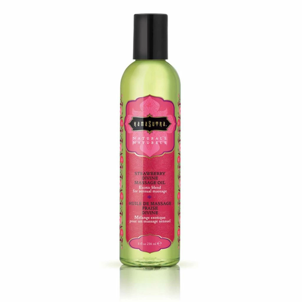 Olejek do masażu - Kama Sutra Naturals Massage Oil Strawberry 236 ml